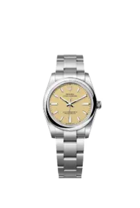 Oyster Perpetual 34 Oyster, 34 mm, Oystersteel Ref. 124200-0007