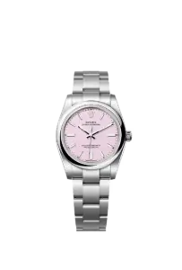 Oyster Perpetual 34 Oyster, 34 mm, Oystersteel Ref. 124200-0009