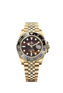 Rolex GMT-Master II Oyster, 40 mm, Yellow gold Ref.126718GRNR - Yellow Gold “Tiger Iron”